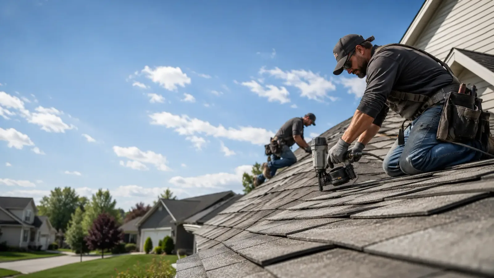 Storm Damage Roof Repair in Merrifield, MN near me